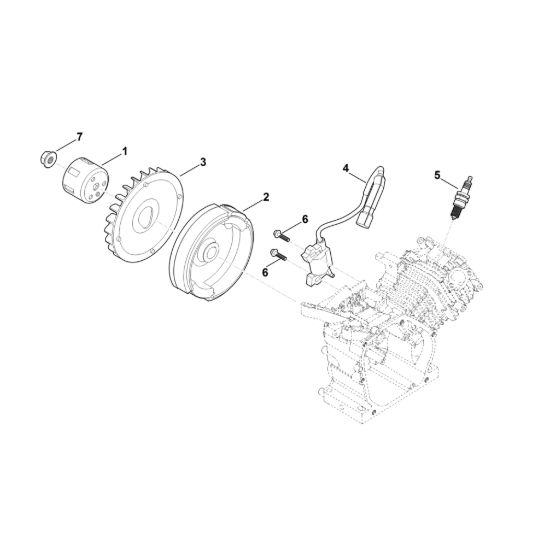 Picture of I - Sistema di accensione e volano EHC 600.0 (EHC600-0001)